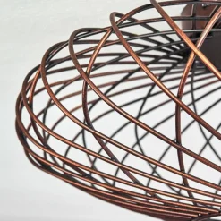 Lampes Vintages & Rétros-hofstein Plafonnier Wemude Cuivre, Noir, 1 lumière