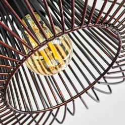 Lampes Vintages & Rétros-hofstein Plafonnier Wemude Cuivre, Noir, 1 lumière