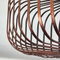 Lampes Vintages & Rétros-hofstein Plafonnier Wemude Cuivre, Noir, 1 lumière