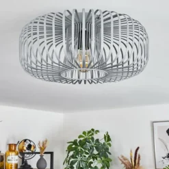 hofstein Plafonnier Wemude Gris, 1 lumière* Plafonniers