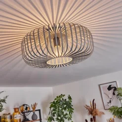 hofstein Plafonnier Wemude Gris, 1 lumière* Plafonniers