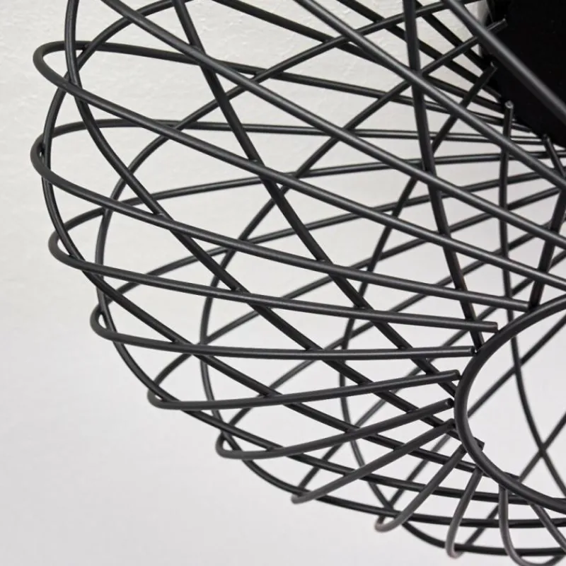 hofstein Plafonnier Wemude Noir, 1 lumière