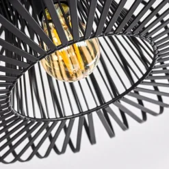 hofstein Plafonnier Wemude Noir, 1 lumière