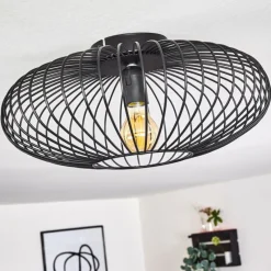 hofstein Plafonnier Wemude Noir, 1 lumière