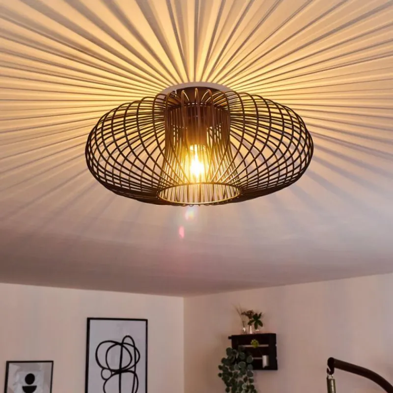 hofstein Plafonnier Wemude Noir, 1 lumière