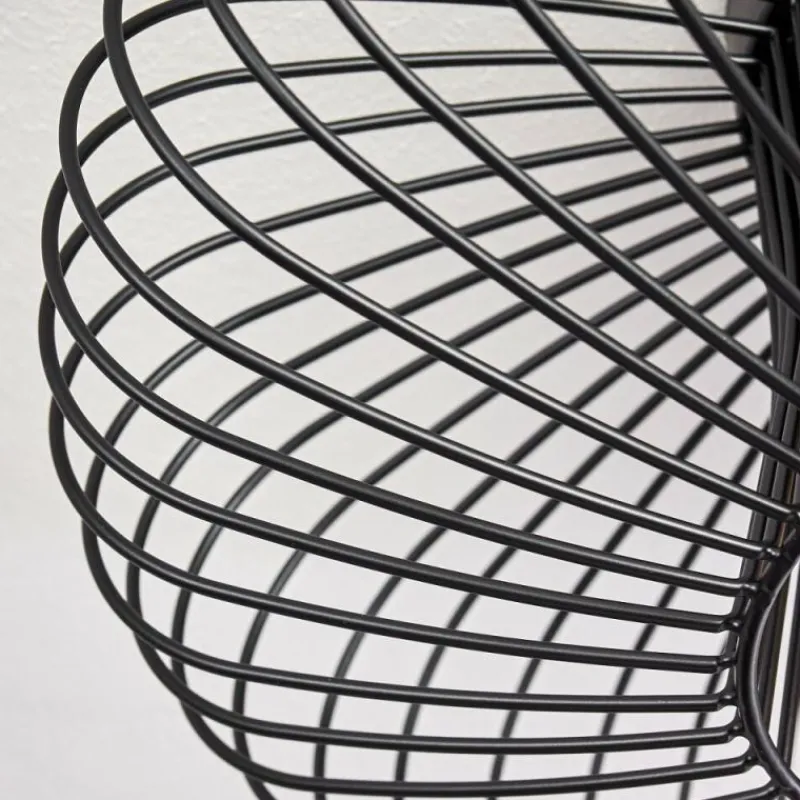 hofstein Plafonnier Wemude Noir, 1 lumière