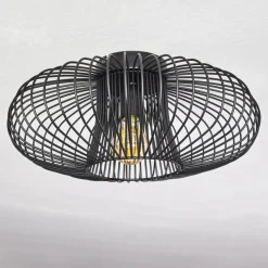 hofstein Plafonnier Wemude Noir, 1 lumière