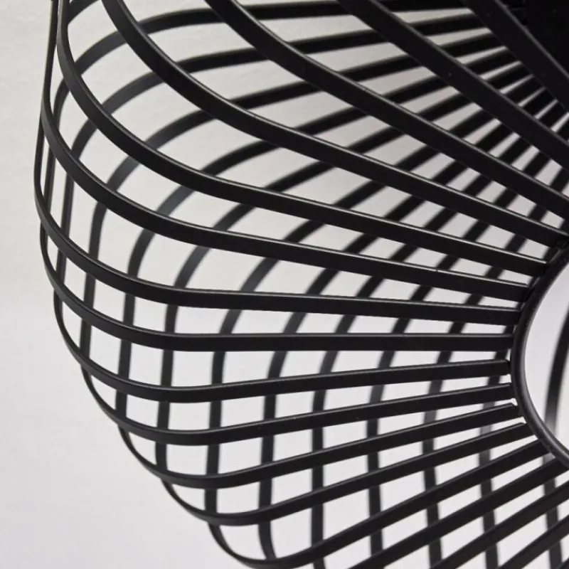 hofstein Plafonnier Wemude Noir, 1 lumière