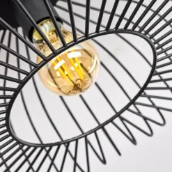 hofstein Plafonnier Wemude Noir, 1 lumière