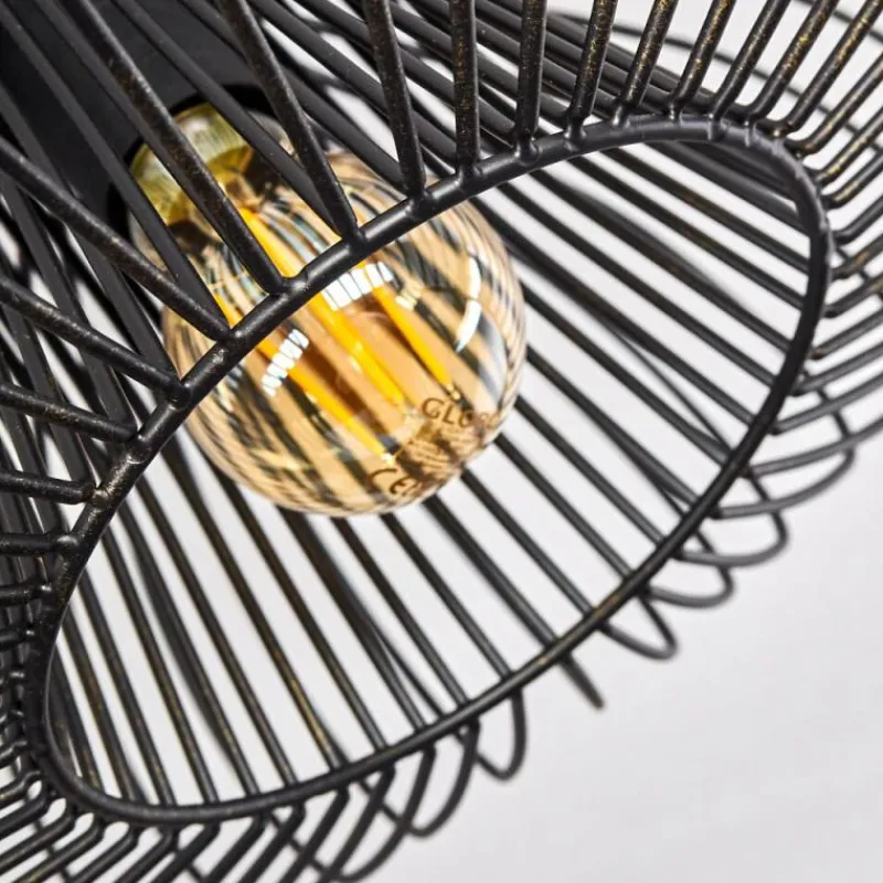 Lampes Dorées-hofstein Plafonnier Wemude Noir doré, 1 lumière