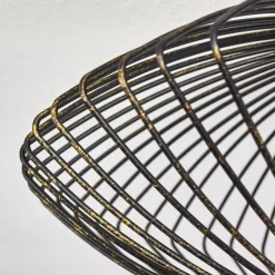 Lampes Dorées-hofstein Plafonnier Wemude Noir doré, 1 lumière