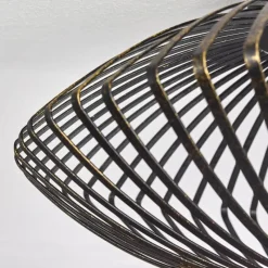 Lampes Dorées-hofstein Plafonnier Wemude Noir doré, 1 lumière