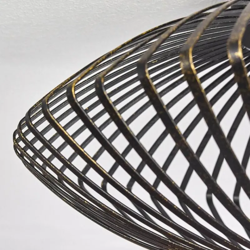 Lampes Dorées-hofstein Plafonnier Wemude Noir doré, 1 lumière