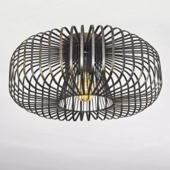 Lampes Dorées-hofstein Plafonnier Wemude Noir doré, 1 lumière