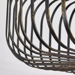 Lampes Dorées-hofstein Plafonnier Wemude Noir doré, 1 lumière