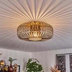 hofstein Plafonnier Wemude Vieux laiton, 1 lumière* Plafonniers