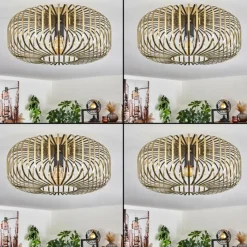 hofstein Plafonnier Wemude Vieux laiton, 1 lumière* Plafonniers