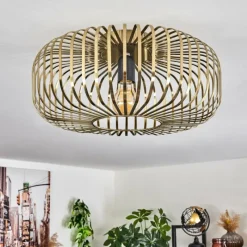 hofstein Plafonnier Wemude Vieux laiton, 1 lumière* Plafonniers