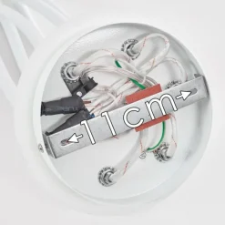 Lampes Vintages & Rétros-hofstein Plafonnier Wertach Blanc, 6 lumières