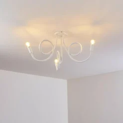 hofstein Plafonnier Wertach Blanc, 3 lumières