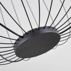 hofstein Plafonnier Wharua Noir, 1 lumière