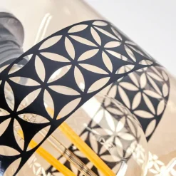 hofstein Plafonnier Wigan Noir, 4 lumières