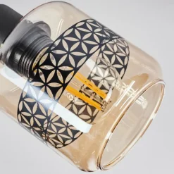 hofstein Plafonnier Wigan Noir, 3 lumières