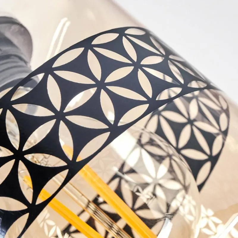 hofstein Plafonnier Wigan Noir, 3 lumières