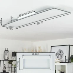 hofstein Plafonnier Wilderswil LED Blanc, 1 lumière