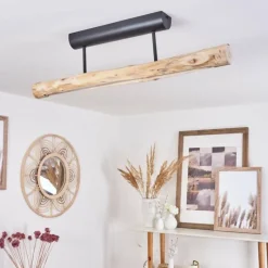 Lampes Vintages & Rétros-hofstein Plafonnier Winterthur LED Noir, 1 lumière