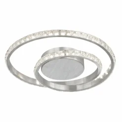 Luminaires Wofi Plafonnier Wofi ALBERTA LED Aluminium brossé, 1 lumière* Éclairage Led