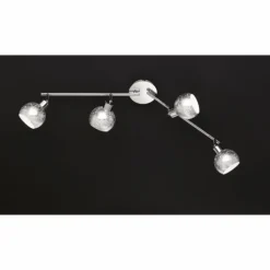 Luminaires Wofi Plafonnier Wofi FARA Argenté, 4 lumières
