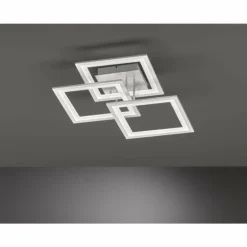hofstein Plafonnier Wofi MODESTO LED Argenté, 3 lumières