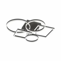 Luminaires Wofi Plafonnier Wofi VAASA LED Gris, 5 lumières* Éclairage Led