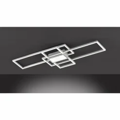 Luminaires Wofi Plafonnier Wofi-Leuchten ZENIT LED Nickel mat, 1 lumière* Éclairage Led