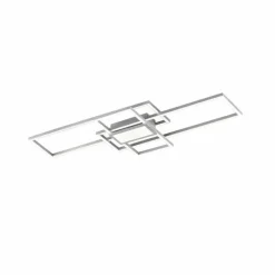 Luminaires Wofi Plafonnier Wofi-Leuchten ZENIT LED Nickel mat, 1 lumière* Éclairage Led