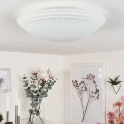 hofstein Plafonnier Worben LED Blanc, 1 lumière