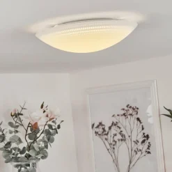 hofstein Plafonnier Worben LED Blanc, 1 lumière