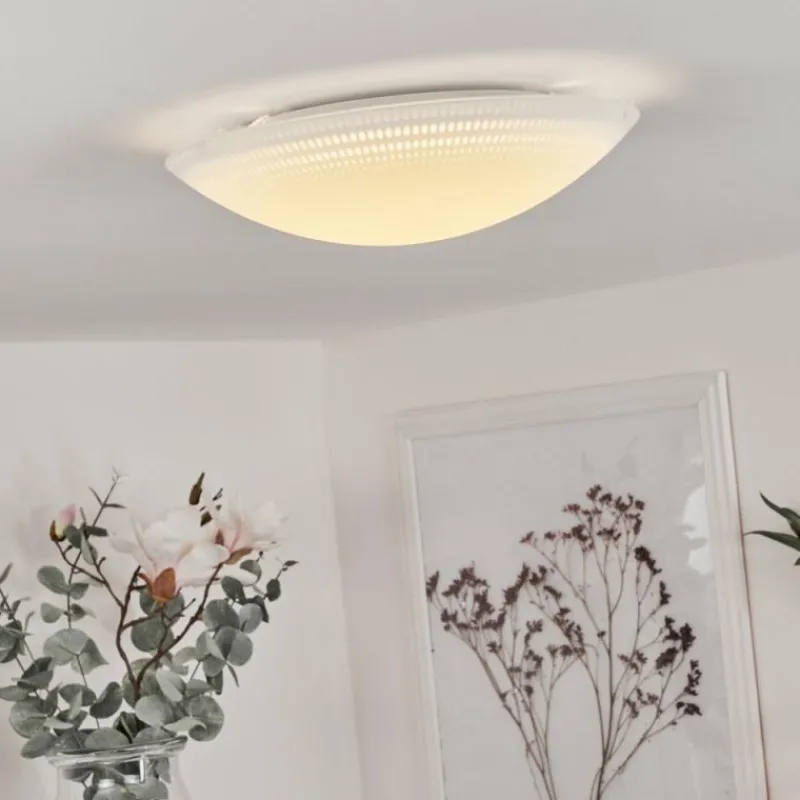 hofstein Plafonnier Worben LED Blanc, 1 lumière
