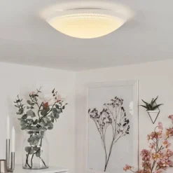 hofstein Plafonnier Worben LED Blanc, 1 lumière
