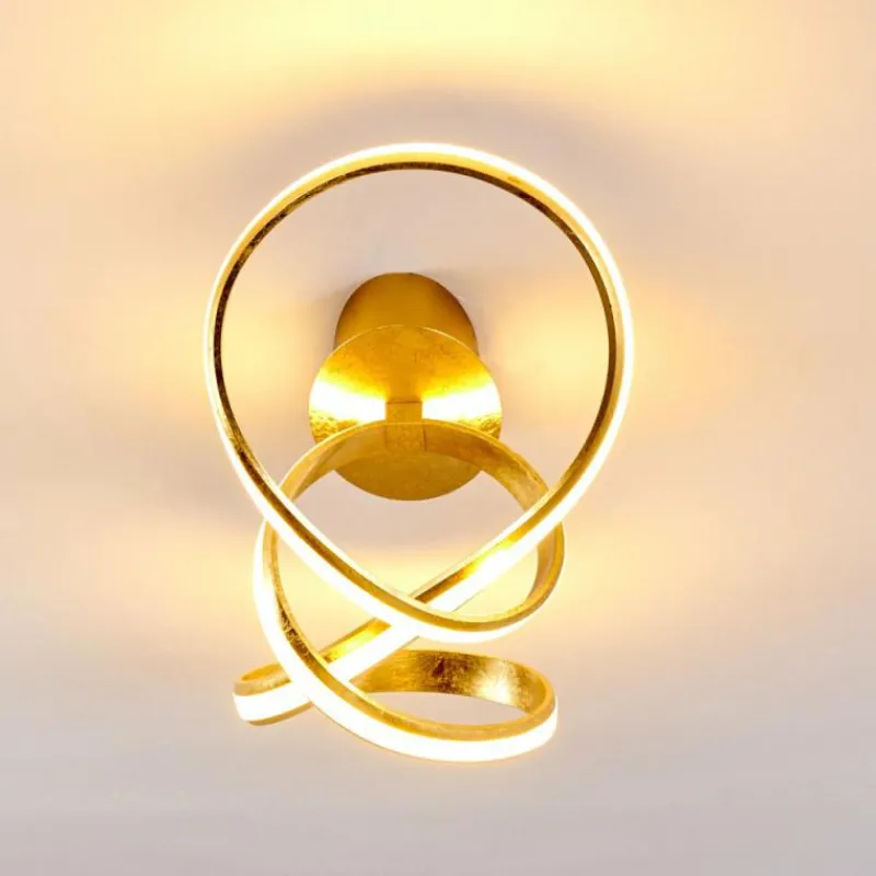 Lampes Dorées-hofstein Plafonnier Woyens LED Or, 1 lumière