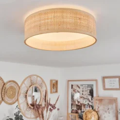 Luminaires Scandinaves-hofstein Plafonnier Wynona LED Blanc, 1 lumière