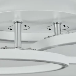 hofstein Plafonnier Xena LED Blanc, 1 lumière, Télécommandes