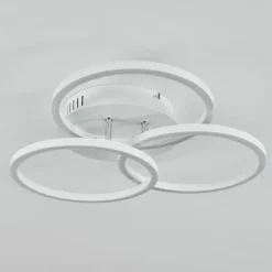 hofstein Plafonnier Xena LED Blanc, 1 lumière, Télécommandes