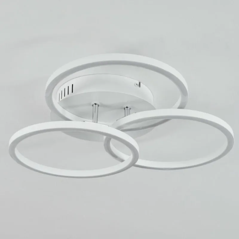 hofstein Plafonnier Xena LED Blanc, 1 lumière, Télécommandes