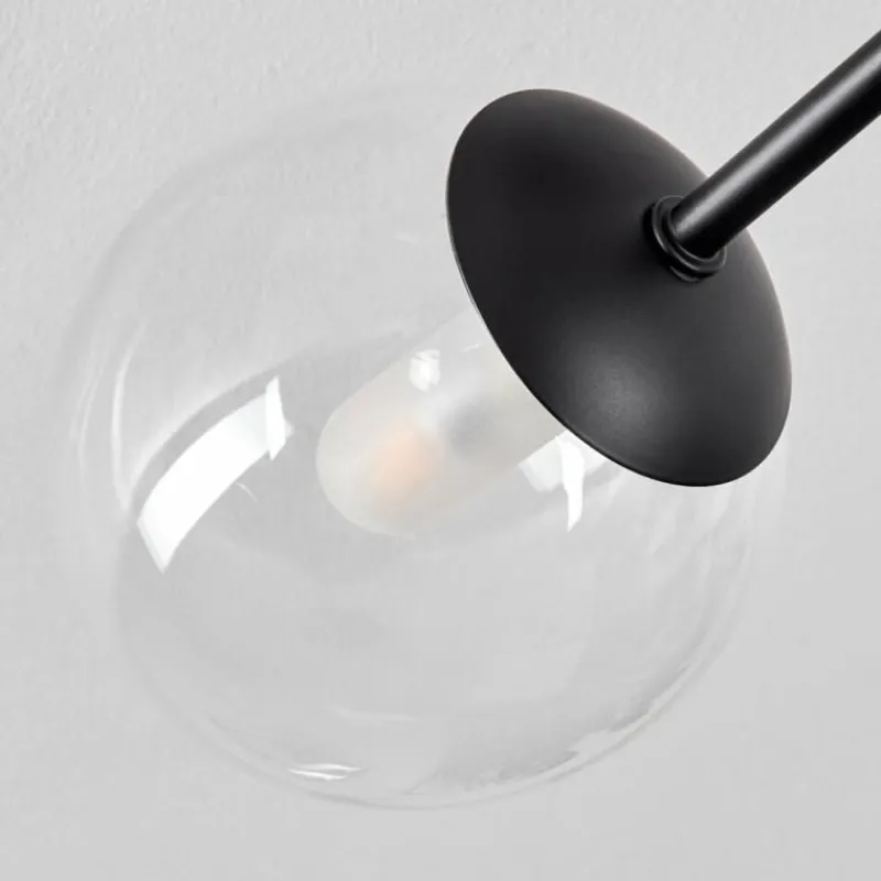 hofstein Plafonnier Yucao Noir, 3 lumières