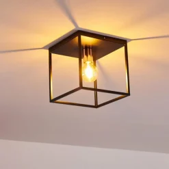 hofstein Plafonnier Yuhigaoka Noir, 1 lumière