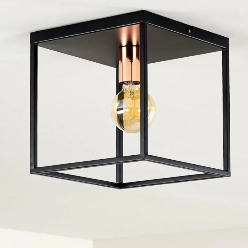 hofstein Plafonnier Yuhigaoka Noir, 1 lumière