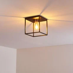 hofstein Plafonnier Yuhigaoka Noir, 1 lumière