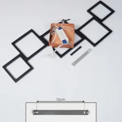 Lampes En Bois-hofstein Plafonnier Zocca LED Brun, Bois foncé, 1 lumière